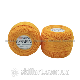 Пряжа Canarias 20гр (желтый) 5307